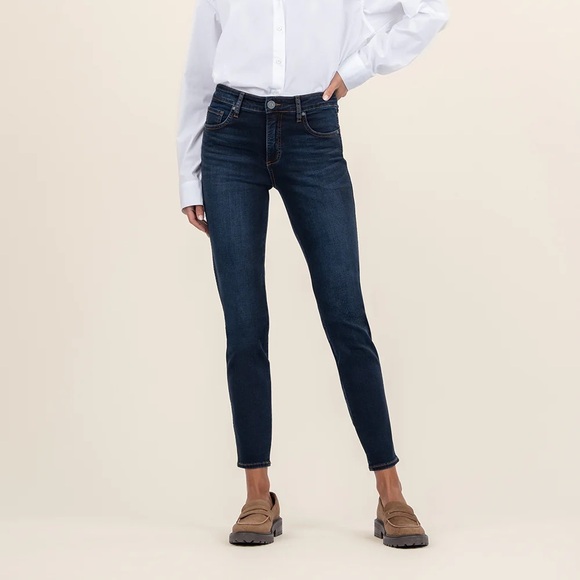 Kut From the Kloth High Rise Relaxed Fit Skinny Size 8 - Picture 1 of 12